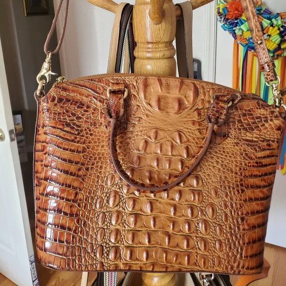 Brahmin Duxbury Melbourne Leather Satchel - Picture 2 of 14